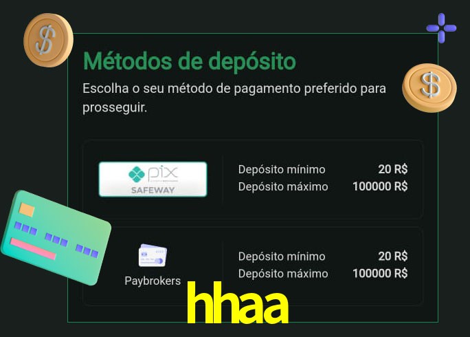 O cassino hhaa oferece uma grande variedade de métodos de pagamento