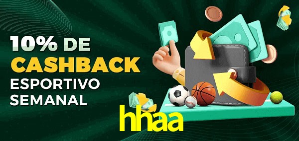 10% de bônus de cashback na hhaa